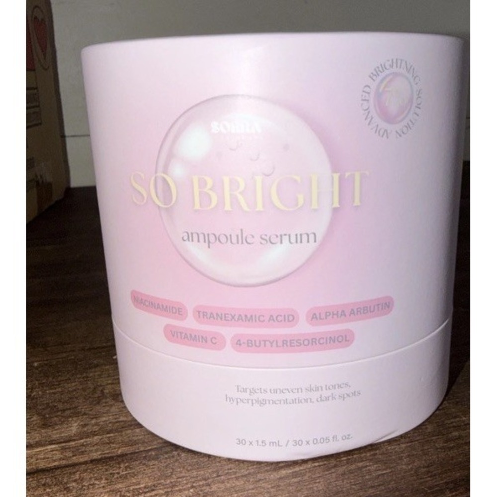 Sorra So BrightbAmpoule Serum 30 1.5ml Tubes Exp 06/26/2028